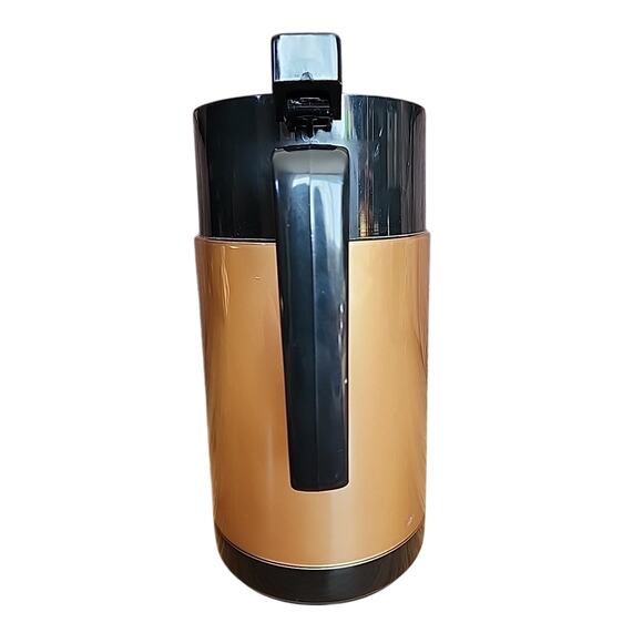 Hormel Coffee Carafe Insulated Coffee Server Gold Tone & Black Retro Vintage - Picture 2 of 9